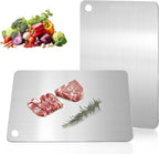 Titanium Cutting Boards for Kitchen,Katuchef Titanium Cutting Board,Non toxic Doubld-Side Available Chopping Boards, Easy to Clean and Store(1PC:11.42 * 7.87)
