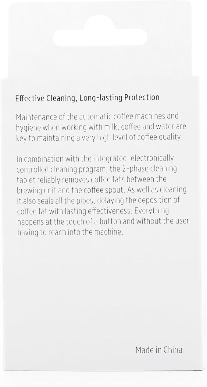 2-Phase Cleaning Tablets for Automatic Coffee Machines, Replacement for Jura 2-Phase Cleaning Tablets, 12 Count