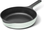 Caraway Cast Iron Skillet - 8” Enameled Cast Iron Pan With 3 Layer Enamel Coating - No Seasoning Required - Compatible With All Stovetops - Free From Forever Chemicals - Light Mist