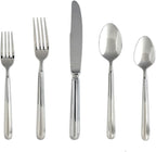 Fortessa Metropolitan 18/10 Stainless Steel Flatware 20 Piece Place Setting, Service for 4