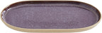 Portmeirion Minerals Oval Dish (12"x 6.4") - Stoneware Tableware with Unique Amethyst Glaze - Contemporary Dining & Essential Scandinavian Entertaining, Durable Ceramic Server for Meals & Gatherings