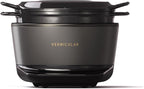 Vermicular Musui–Kamado (RICEPOT) | Cast Iron Induction Cooker | Precision Multicooker | Japanese Rice Cooker | Slow Cooker | Non-Toxic Enameled Cast Iron Pot | Charcoal | US Model (120V)