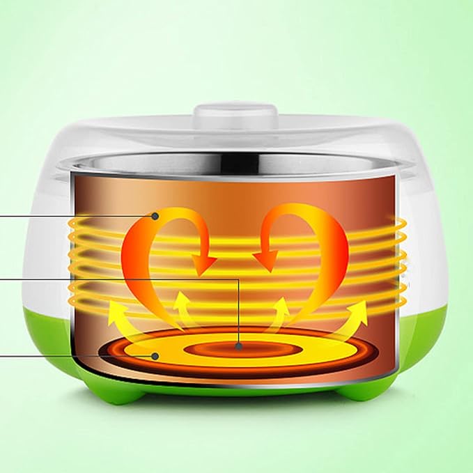 Electric Yogurt Maker, 1L Yogurt Maker Machine Auto Constant Temperature w/Stainless Steel Inner Pot, Homemade DIY Yogurt Maker for Home Organic Yogurt, Fruit Wine Maker, Cheese Maker