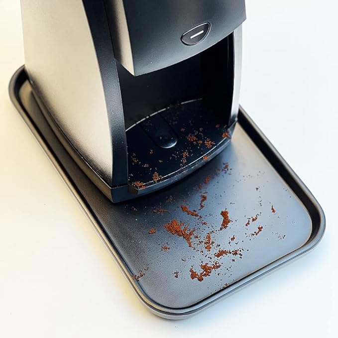 Coffee Grinder Tray for Baratza Encore Esp, QHAND Coffee Grounds Catch Tray Compatible with Baratza Encore Coffee Grinder (Black)