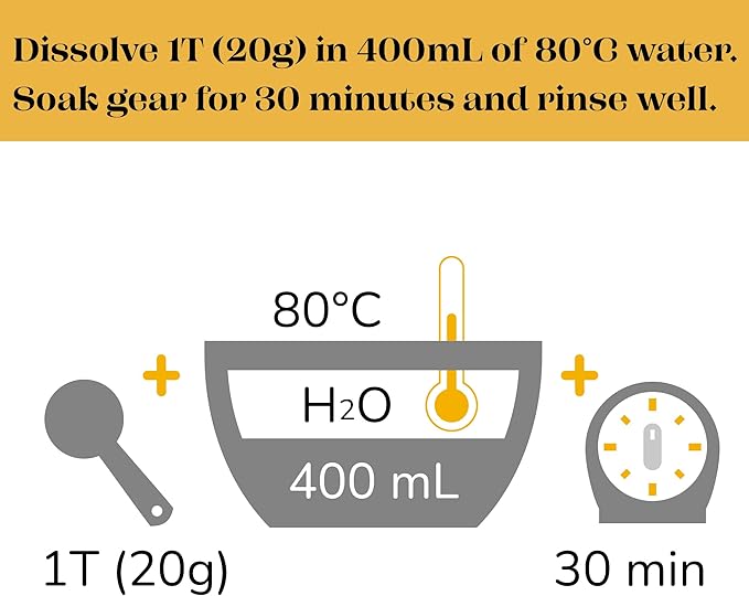 ESPRO Deep Clean, French Press Cleaning Powder Descaling Solution Coffee and Tea Micro-filters, 4.4 Ounces