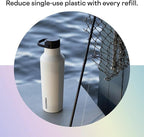 Corkcicle Sport Canteen Insulated Tumbler, Rainbow Unicorn, 20 oz – Reusable Water Bottle Keeps Beverages Cold for 25 Hours & Hot 12 Hours – Cupholder Friendly Tumbler with Screw-On Cap