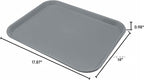 Carlisle FoodService Products Cafe Fast Food Cafeteria Tray with Patterned Surface for Cafeterias, Fast Food, And Dining Room, Plastic, 17.87 X 14 X 0.98 Inches, Forest Green
