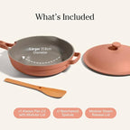 Our Place Large Always Pan 2.0-12.5” (4 Qt) Nonstick, Toxin-Free Ceramic Cookware | Patented 10-in-1 Aluminum Frying & Sauté Pan | Safe for Oven, Induction & All Cooktops up to 450°F | Spice