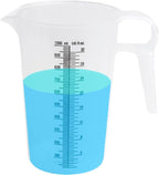 32oz (1 quart) Measuring Pitcher, Plastic, Multipurpose - Great for Chemicals, Oil, Pool and Lawn - Ounce (oz) and Milliliter (mL) Increments (1000 mL)
