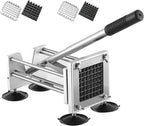 French Fry Cutter, Manual Potato Cutter with 1/2-inch and 3/8-inch blades for cutting potatoes and vegetables