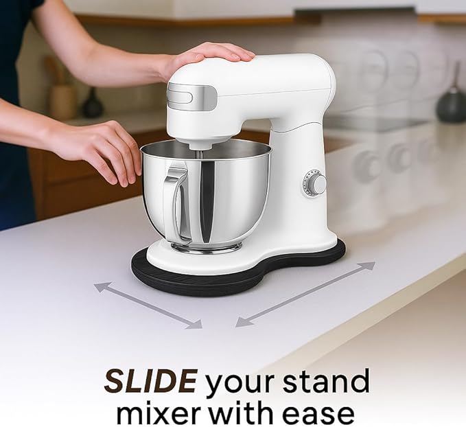 Ibyx Elegant Sliding Tray - Compatible with 5.5 Qt Cuisinart Stand Mixers and Other Heavy Appliances (Natural)