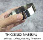 Stainless Steel Omelet Ring - 2pcs 8' Nonstick Cooking Rings for Pancake, Omelette, Sandwich (Large)