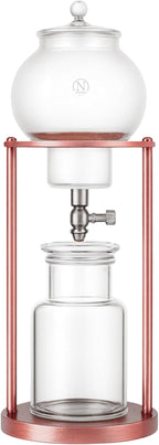 NISPIRA Luxury Ice Cold Brew Dripper Coffee Maker in Stainless steel, 600 ml Copper