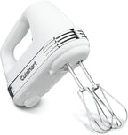 Cuisinart HM-90S Power Advantage Plus 9-Speed Handheld Mixer with Storage Case, White
