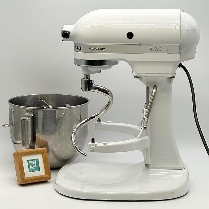 Durable Spiral Dough Hook - Compatible with KitchenAid Heavy Duty Series 5 Qt Bowl-Lift Stand Mixers（K4, K5, K5A, K5SS, KSM5, KDM5, KPM5, KP50, KSM50, KPM50, KSM450, KSM500, KPD162, KSMC50, PRO 500）