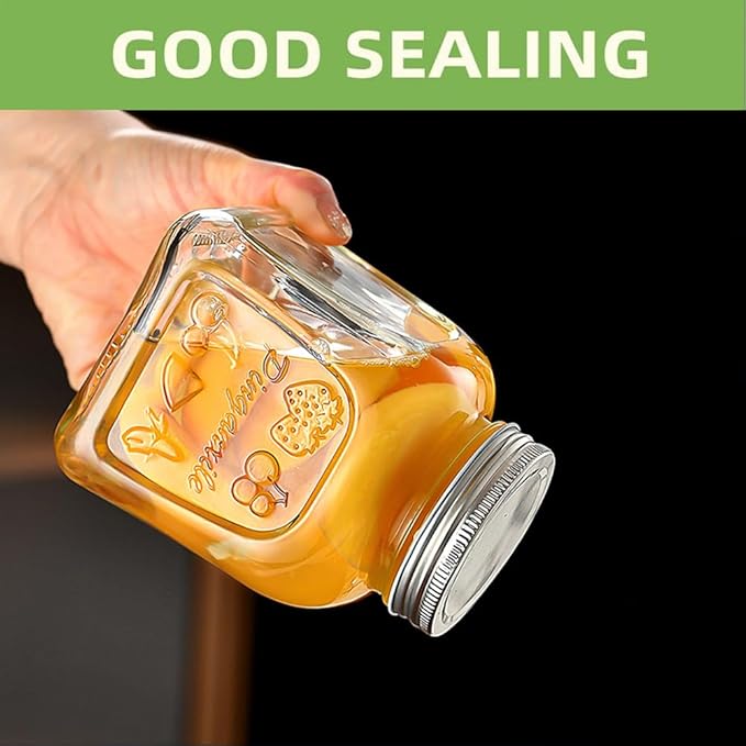 BSL 48 Pcs Canning Lids with Rings, Premium Mason Jar Lids with Bands/Rings for 86mm Wide Mouth Jars - Food Grade Material, 100% Fit & Airtight