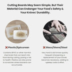 Titanium Cutting Board - 100% Pure Titanium Cutting Boards for Kitchen - Cutting Edge Hygiene & Durability, Cutting Boards for Home Kitchen Cooking (12.1 inch x 9 inch)