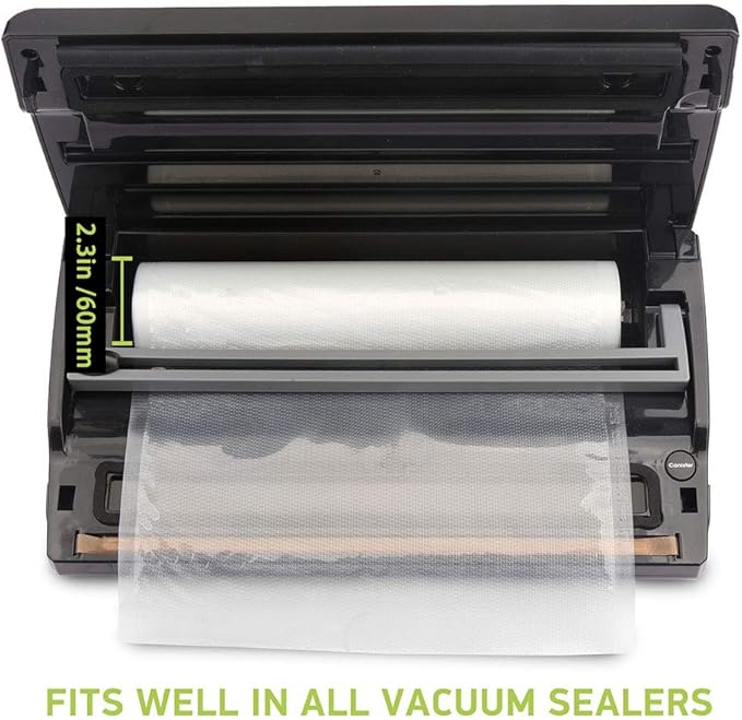 Wevac Vacuum Sealer Bags 11x16' Rolls 6 pack for Food Saver, Seal a Meal, Weston. Commercial Grade, BPA Free, Heavy Duty, Great for vac storage, Meal Prep or Sous Vide
