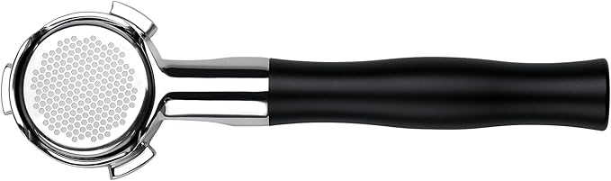 Normcore 51mm Bottomless Portafilter Fits DeLonghi Dedica EC680 EC685, SMEG, EUPA Machines, 3-Ear Naked Portafilter with Anodized Aluminum Handle, Included 18 g Precision Double shot Basket