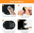 Aieve Appliance Sliders, 8 Pcs Small Appliance Slider for Countertop, Self Adhesive Home Finds Caster Wheels Rollers, Kitchen Must Have Gadgets for Stand Mixers, Coffee Makers, Air Fryers