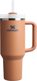 Stanley Quencher H2.0 Tumbler with Handle and Straw 40 oz | Flowstate 3-Position Lid | Cup Holder Compatible for Travel | Insulated Stainless Steel Cup | BPA-Free | Toast
