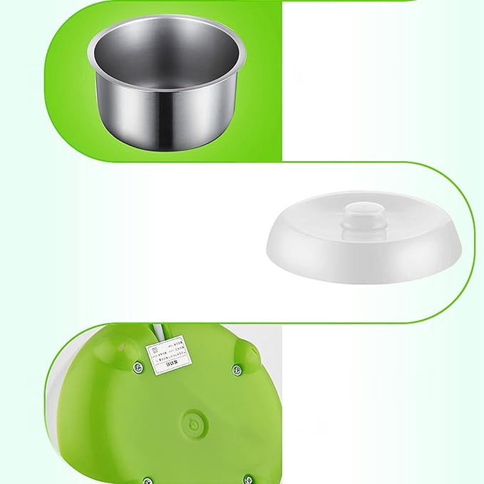 15w Yogurt Maker-Energy Saving,110v Yogurt Starter Machine Automatic Electric 1l Stainless Steel Container,Good Freshness/Transparent Lid,Home Yogurt Incubator For Greek Yogurt,6.74 * 4.33in