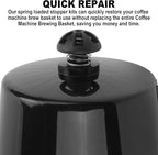 Coffee Replacement Brew Basket Spring Loaded Stopper for Hamilton/Mr. Coffee/Cuisinart Coffee Maker Parts, 990117900 990237500,Coffee Maker Parts -3 Pcs