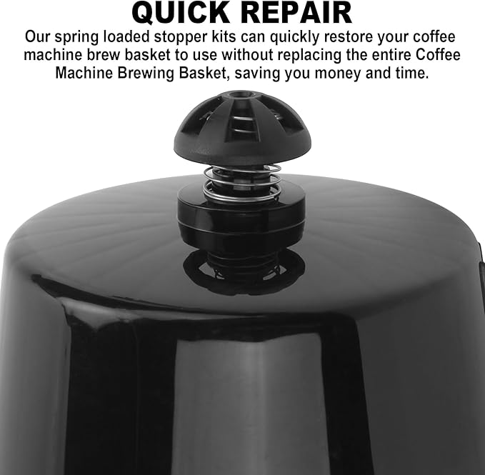 Coffee Replacement Brew Basket Spring Loaded Stopper for Hamilton/Mr. Coffee/Cuisinart Coffee Maker Parts, 990117900 990237500,Coffee Maker Parts -3 Pcs
