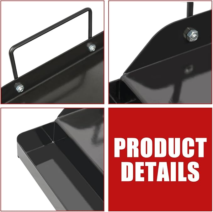 18" x 12" Nonstick Griddle for Gas & Charcoal Grill, Heavy-Duty Flat Top Griddle with Grease Tray for Cooking, Parties & Camping