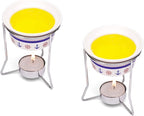 Nantucket Seafood Ceramic Butter Warmers, Nautical Design, Set of 2