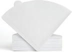 Niveaya 200 Count Coffee Filters - Size 02, Natural Paper Coffee Filter, No Blowout, Disposable for Pour Over and Drip Coffee Maker (2-4 Cup)