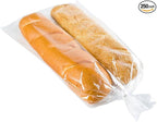 Restaurantware Bag Tek 24 Inch x 13 Inch Bread Bags 250 With Wicket Dispenser Bread Loaf Bags - Micro Perforated Freezer Safe Clear Plastic Baguette Bags Disposable