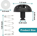 2 Pack Coffees Machine Brew Basket Bottom Spring Loaded Stopper Kits Replacement for Mr. Coffee Coffee Machine Accessory 185774-000-000 185774 000 000 112435-000-000 Hamilton 990117900 990237500