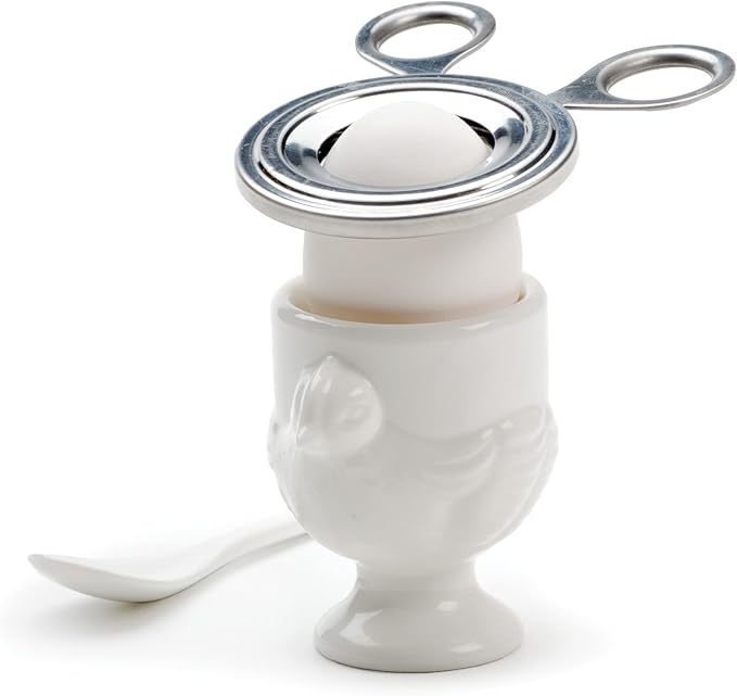 RSVP International Endurance Kitchen Tool Collection Durable & Easy to Clean, Dishwasher Safe, Egg Topper, Stainless Steel