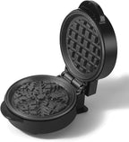 Mini Waffles Maker, Small Snowflake Waffle Irons Non-stick, Breakfast Belgian Waffles, Mini Waffle Iron Make Waffle in Minutes, Portable Pancake Maker Machine for Kid, Easy to Clean, 5 Inches Wide