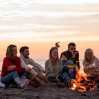 240 PCS Smores Sticks 36" Long 5mm Thick, Marshmallow Roasting Smore Sticks Bamboo, Disposable Marshmellow Sticks Camping Heavy Duty SMores Skewers for Outdoor Fire Pits Campfires Hot Dog Sausage