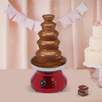 Chocolate Fountain Commercial Hot Chocolate Fondue Tower 5 Tier 7 lb Large Capacity Stainless Steel Chocolate Melting Heating Machine for Nacho Cheese Liqueurs Party Wedding