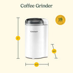 Cuisinart Coffee Grinder 2.5 Oz. White