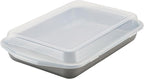 Circulon Total Nonstick Baking Pan With Lid / Nonstick Cake Pan With Lid, Rectangle - 9 Inch x 13 Inch, Gray