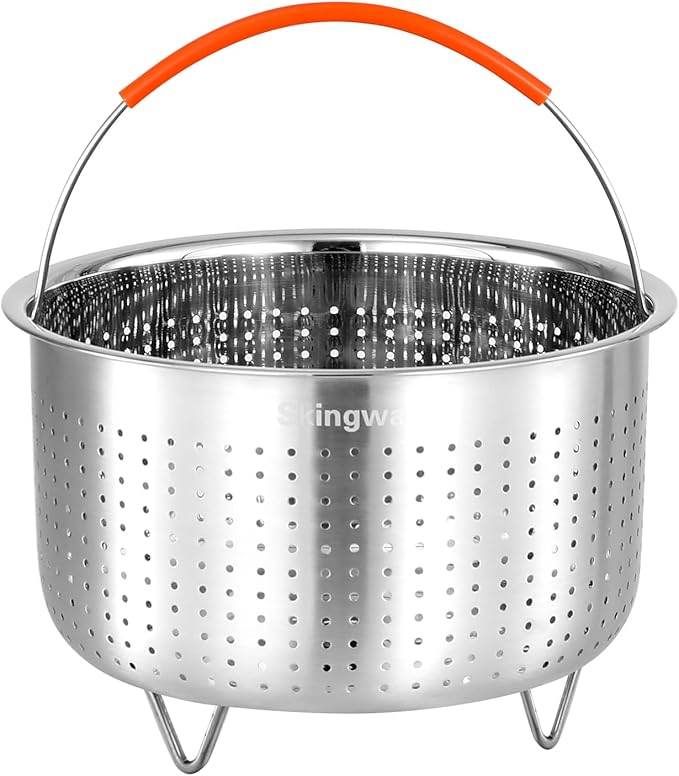 Steamer Basket for Instant Pot, Stainless Steel Vegetable Steamer Basket Insert for Pots (3qt)