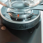 Fiorenzato All Ground Burr Grinder/Coffee Grinder for Home/Burr Coffee Ginder/Electric Coffee Ginder/Coffee Bean Grinder - 64mm flat burrs with Container - Made in Italy (BLACK)