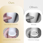 100 Pack 12 oz White Disposable Coffee Cups,White Hot/Cold Beverage Drinking Cup for Cold and Hot Drinks