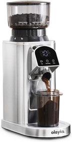 Conical Burr Coffee Grinder Electric Coffee Bean Grinder with 48 Precise Settings, Anti-Static Coffee Grinders for Home Use, Adjustable Conical Burr Mill for Espersso/Drip/French Press
