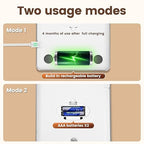 33lb Food Scale, Digital Kitchen Scale Batteries and USB Charging,1g/0.05oz Precise Graduation, Waterproof Stainless Steel with LCD Display Weight Grams and oz for Cooking Baking (Stainless Steel)