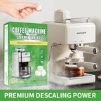 HI FINE CARE Coffee Machine Cleaner Tablets, Descaling & Deodorizing for All Coffee Makers, Espresso Machines, Odor Eliminator Tablets Individual Packaging, 30 Count, 0.17oz Each