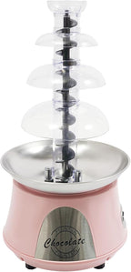 Chocolate Fountain Machine - 4 Tier Electric Chocolate Fondue Fountain Machine for Parties - Melts Cheese, Queso, Candy, and Liqueur - Dip Strawberries, Apple Wedges, Vegetables, and More
