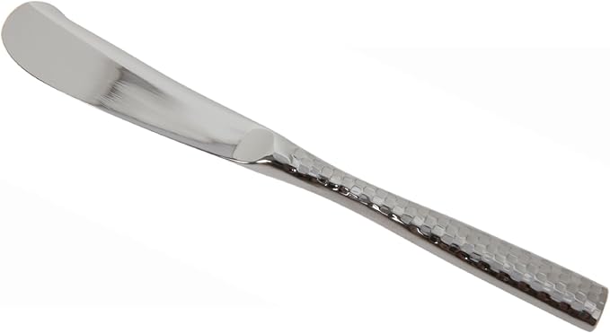 Fortessa Lucca Faceted 18/10 Stainless Steel Flatware Fish Knife, Set of 12