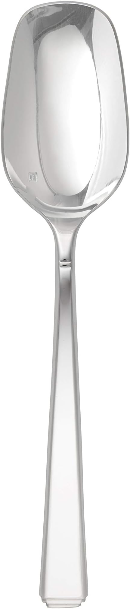 Fortessa Scalini 18/10 Stainless Steel Flatware Serving Spoon, 9-Inch, Silver