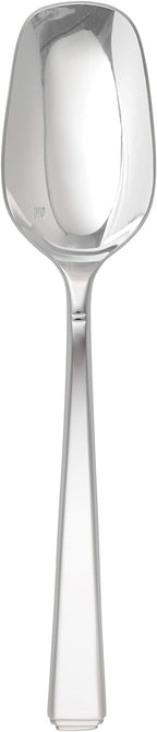 Fortessa Scalini 18/10 Stainless Steel Flatware Serving Spoon, 9-Inch, Silver