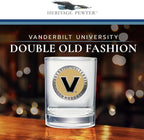 Heritage Pewter Vanderbilt Double Old Fashion | Double Rocks Glass 14 OZ for Liquor | Expertly Crafted Pewter Glass
